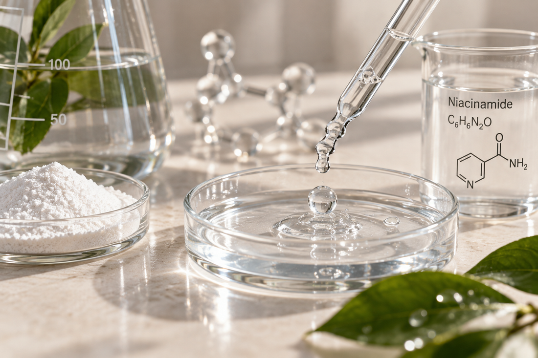 Niacinamide : pourquoi la vitamine B3 est-elle devenue incontournable pour les taches, le teint, les pores et la barrière cutanée ?