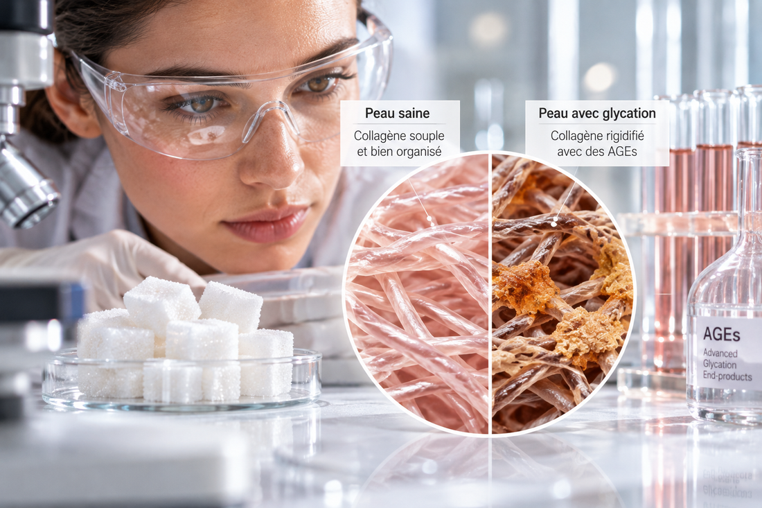 Glycation de la peau : pourquoi le sucre peut-il accélérer le vieillissement cutané, les rides et la perte de fermeté ?