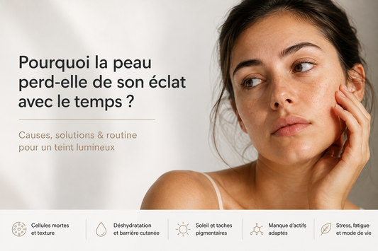 Peau terne : pourquoi le teint perd-il son éclat et comment retrouver une peau lumineuse ?