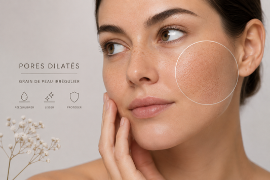 Pores dilatés et grain de peau irrégulier : pourquoi apparaissent-ils et comment lisser la peau du visage ?
